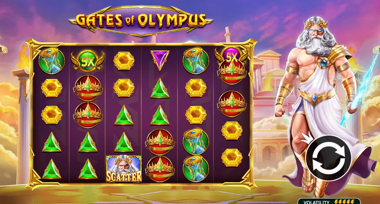 Gates of Olympus oyun ekranı, Pragmatic Play 3