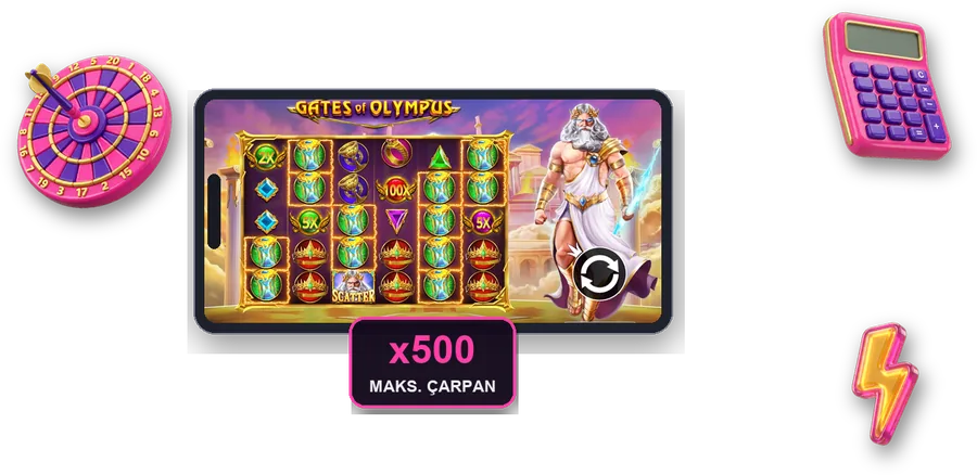 Gates of Olympus ekranda, bu bölümün temel rakamlarıyla